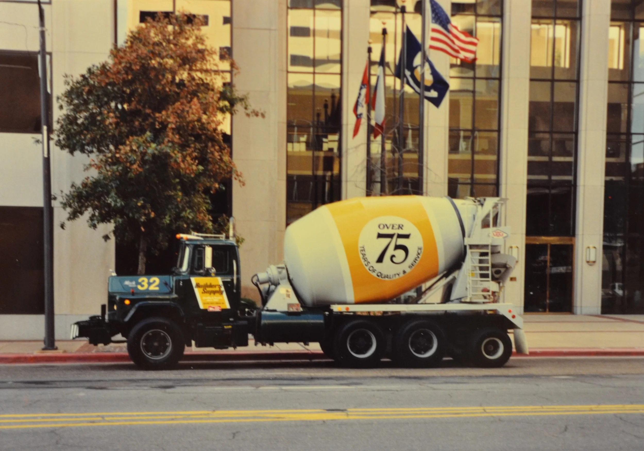 (1986 Commercial National Bank)&nbsp;Builders Supply supplied all the concrete for the Commercial National Bank. The building is now known as the Regions Bank Tower and at 26 stories it is the still the tallest building in Shreveport.